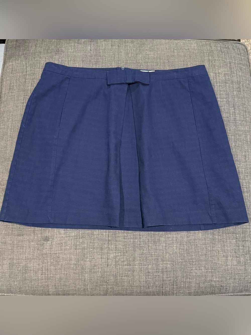 Boden Navy Blue Bow Mini Skirt